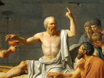 Socrates drinking hemlock
